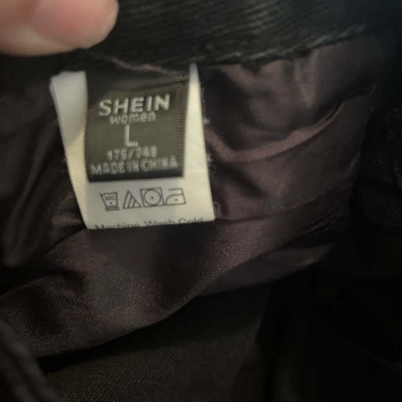 Black Denim Shorts - Picture 4 of 4